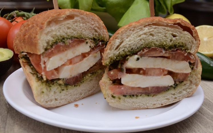 Order Mi Caprese Sandwich food online from Float Coffee Shop store, Los Angeles on bringmethat.com