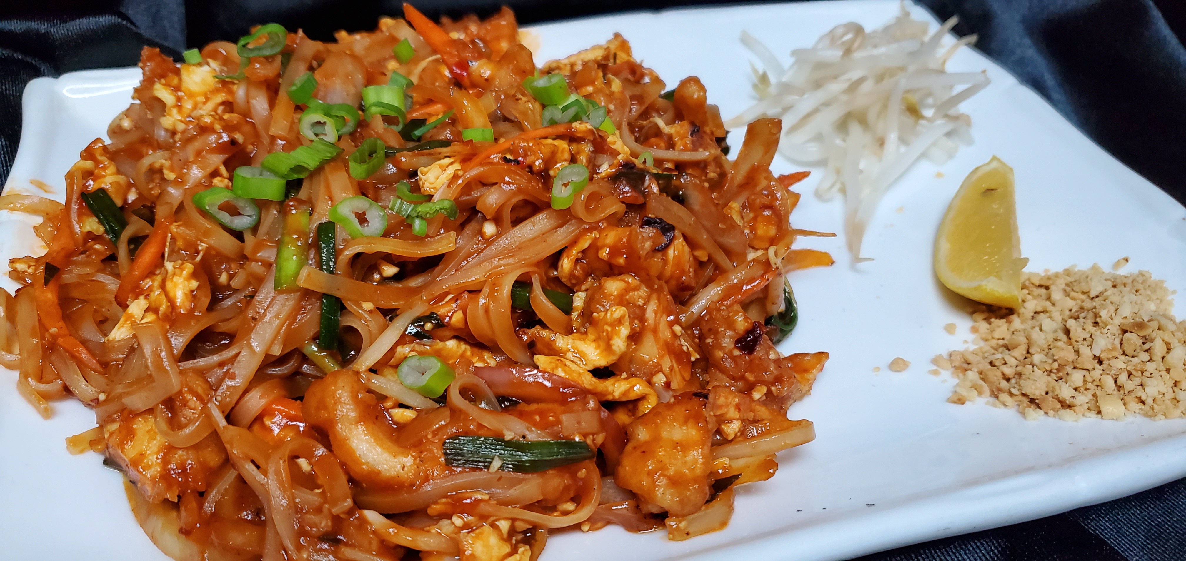 Order Pad Thai Noodle Dinner food online from Spice Route store, Parsippany on bringmethat.com