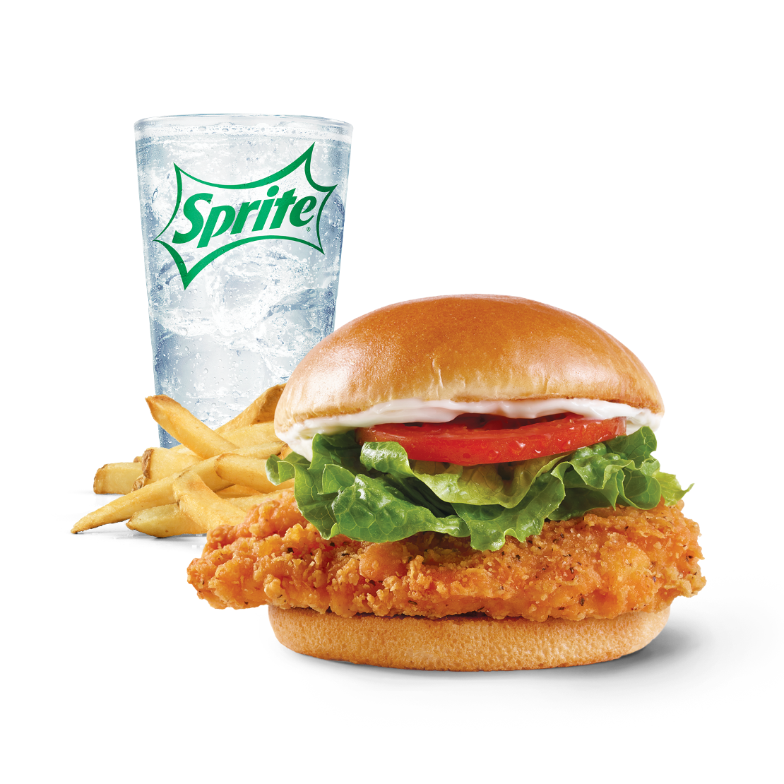 Order Spicy Chicken Sandwich Combo food online from Wendy store, Dunnellon on bringmethat.com