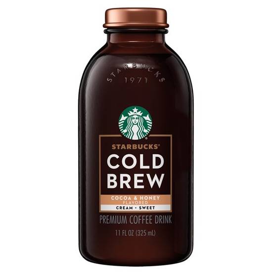Order Starbucks Cold Brew Coffee Cocoa & Honey With Cream food online from Deerings Market store, Traverse City on bringmethat.com