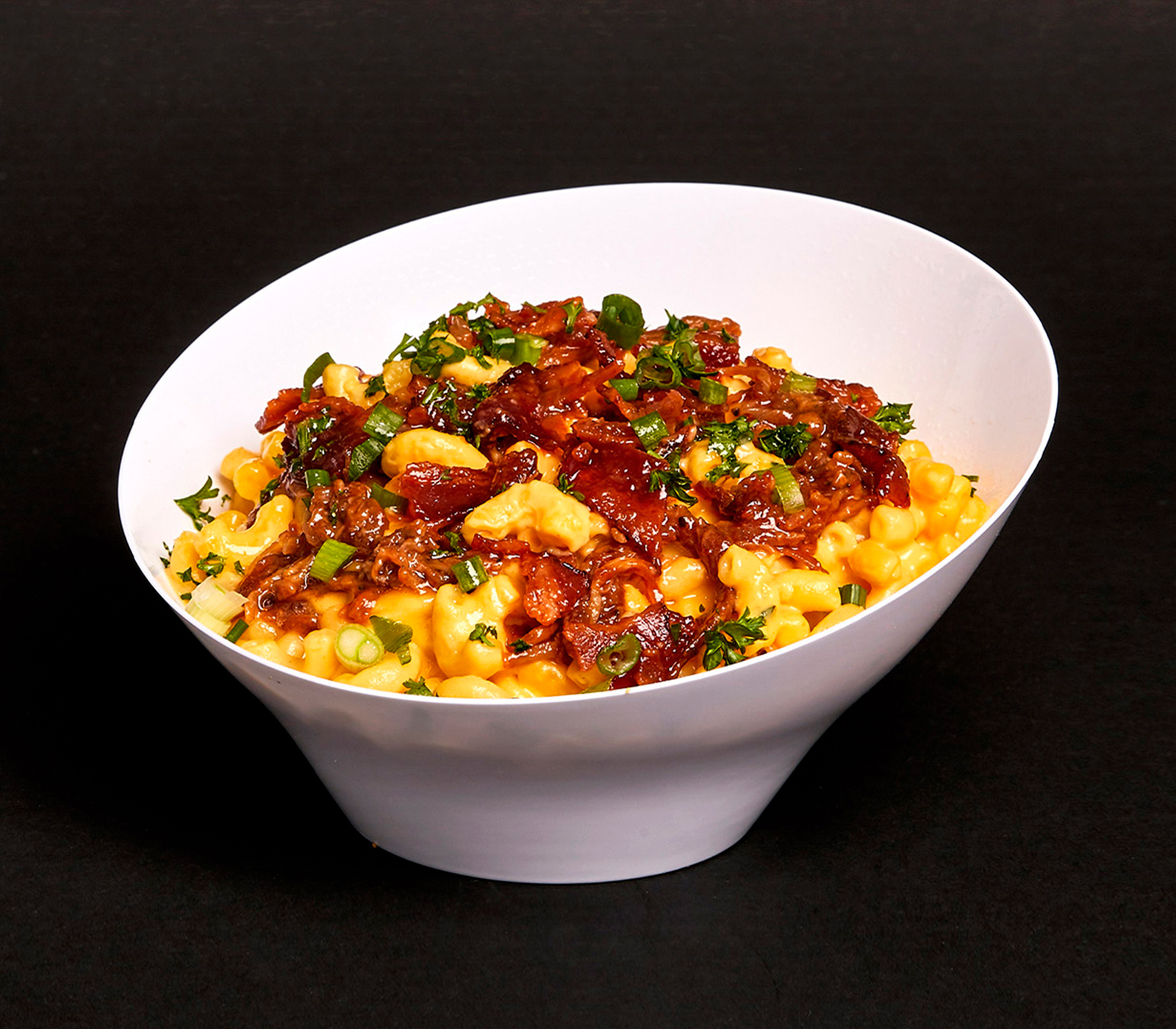 Order BBQ Mac and Cheese food online from The Mac Scientist store, Baton Rouge on bringmethat.com