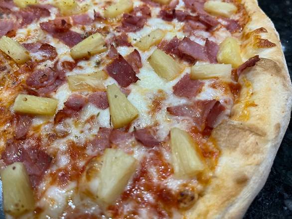 Order LG Hawaiian Pizza food online from Tommy's Original Pizza store, West Chester on bringmethat.com
