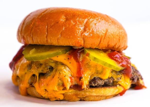 Order Classic Smasher Burger food online from Goldies Burgers and Fries store, Newark on bringmethat.com