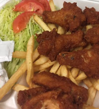 Order Chicken Wings Dinner food online from Andreas Pizza store, Woburn on bringmethat.com