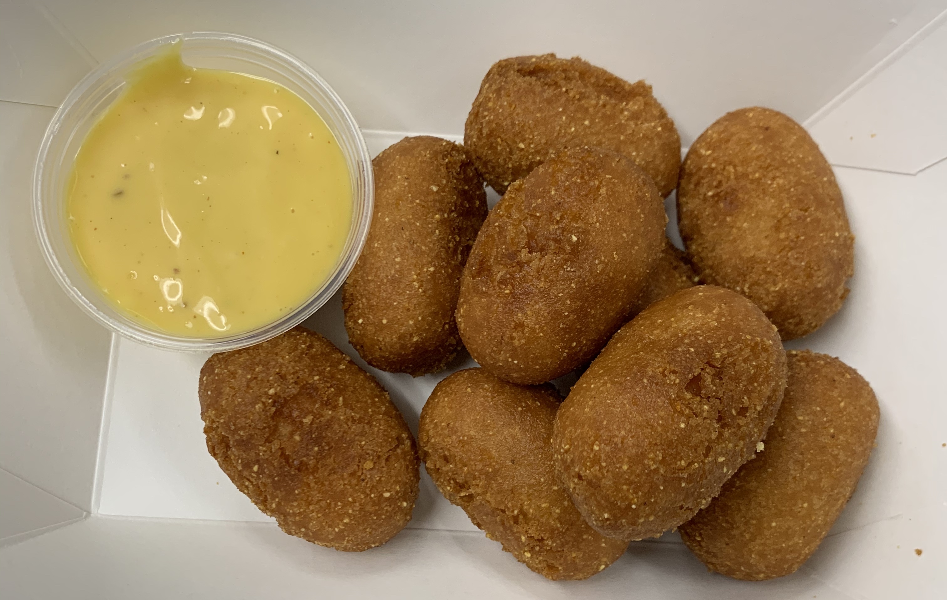 Order Mini Corn Dogs food online from 1st Place Sports Bar store, Hoffman Estates on bringmethat.com