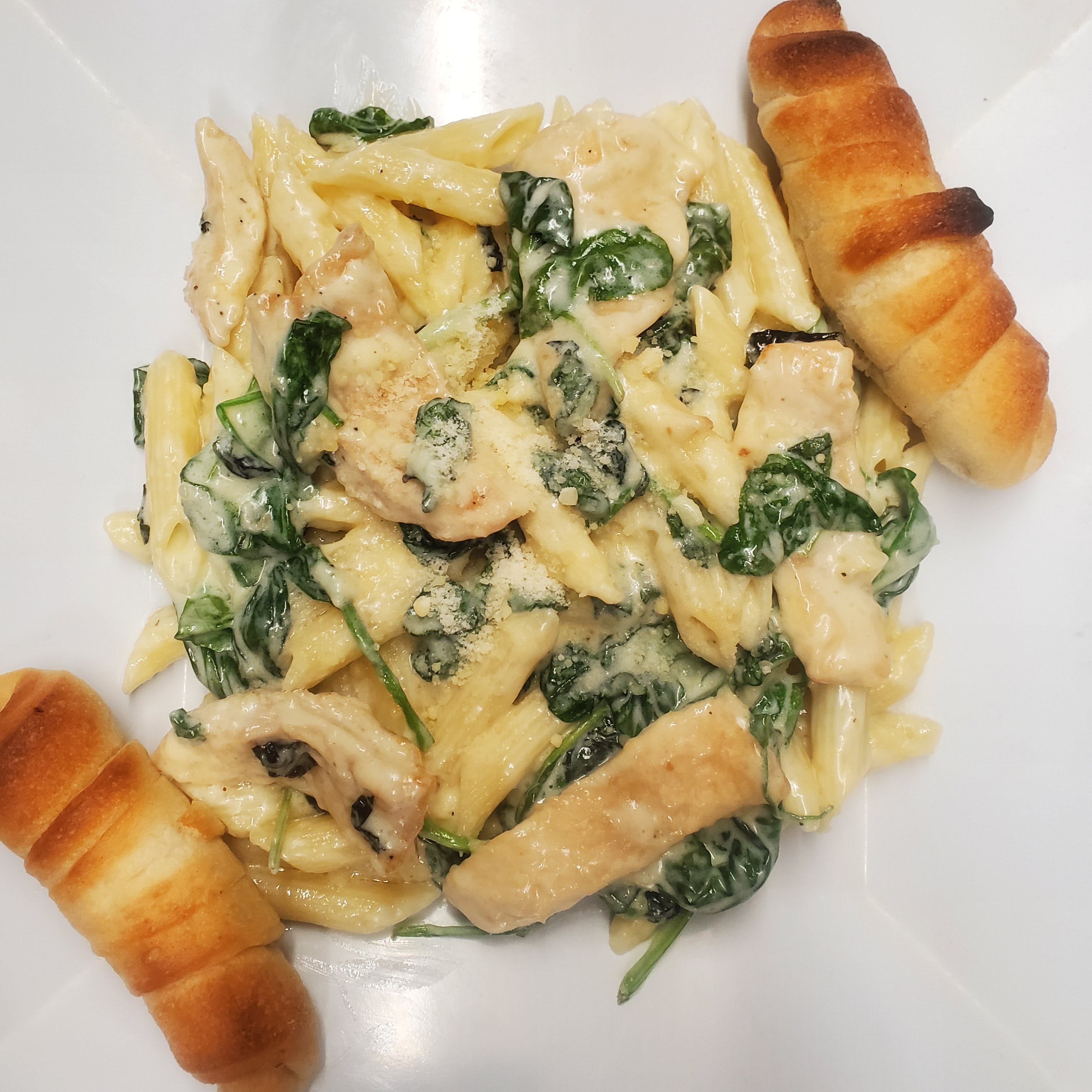Order Penne alla Fiorentina Lunch - Entree food online from Marco's Pizza store, Pennington on bringmethat.com