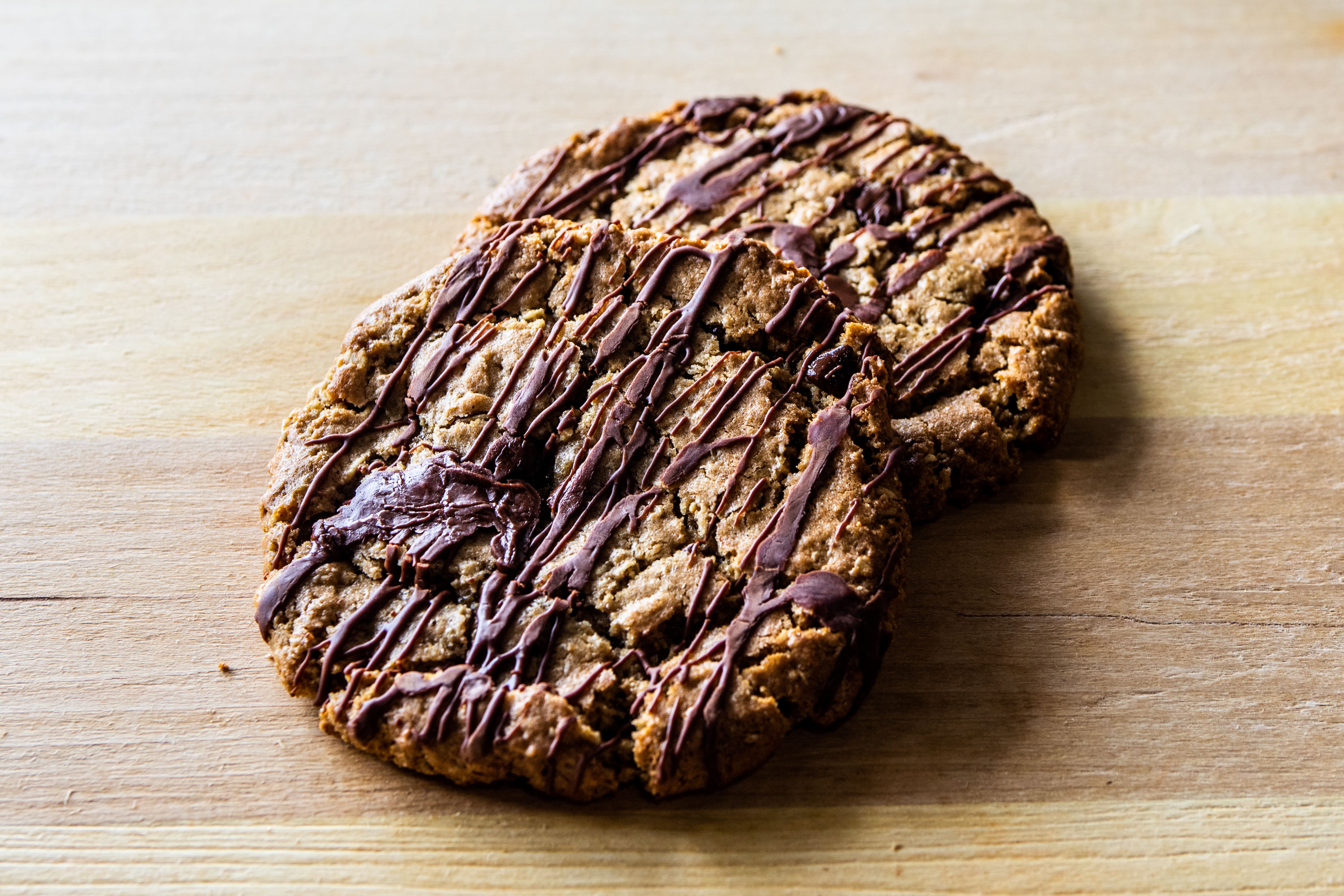 Order Oatmeal Peanut Butter Chocolate Chip Cookie food online from East Side Pies store, Austin on bringmethat.com