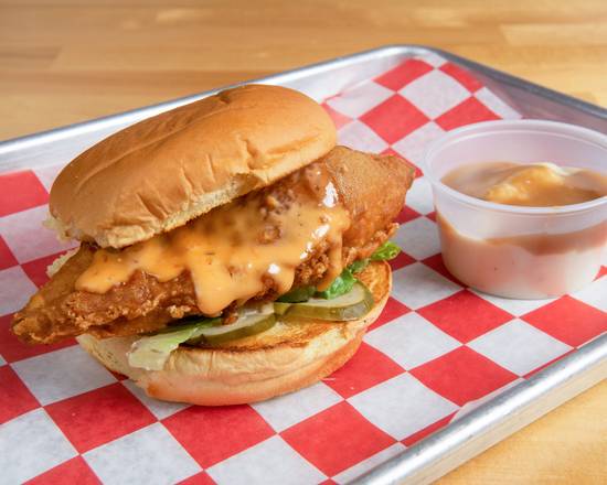 Order Fish Fillet Sandwich food online from Marty's On Park store, Rochester on bringmethat.com