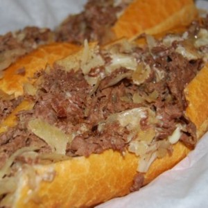 Order Cheese Steak Sandwich food online from Uncle Sams store, Peoria on bringmethat.com