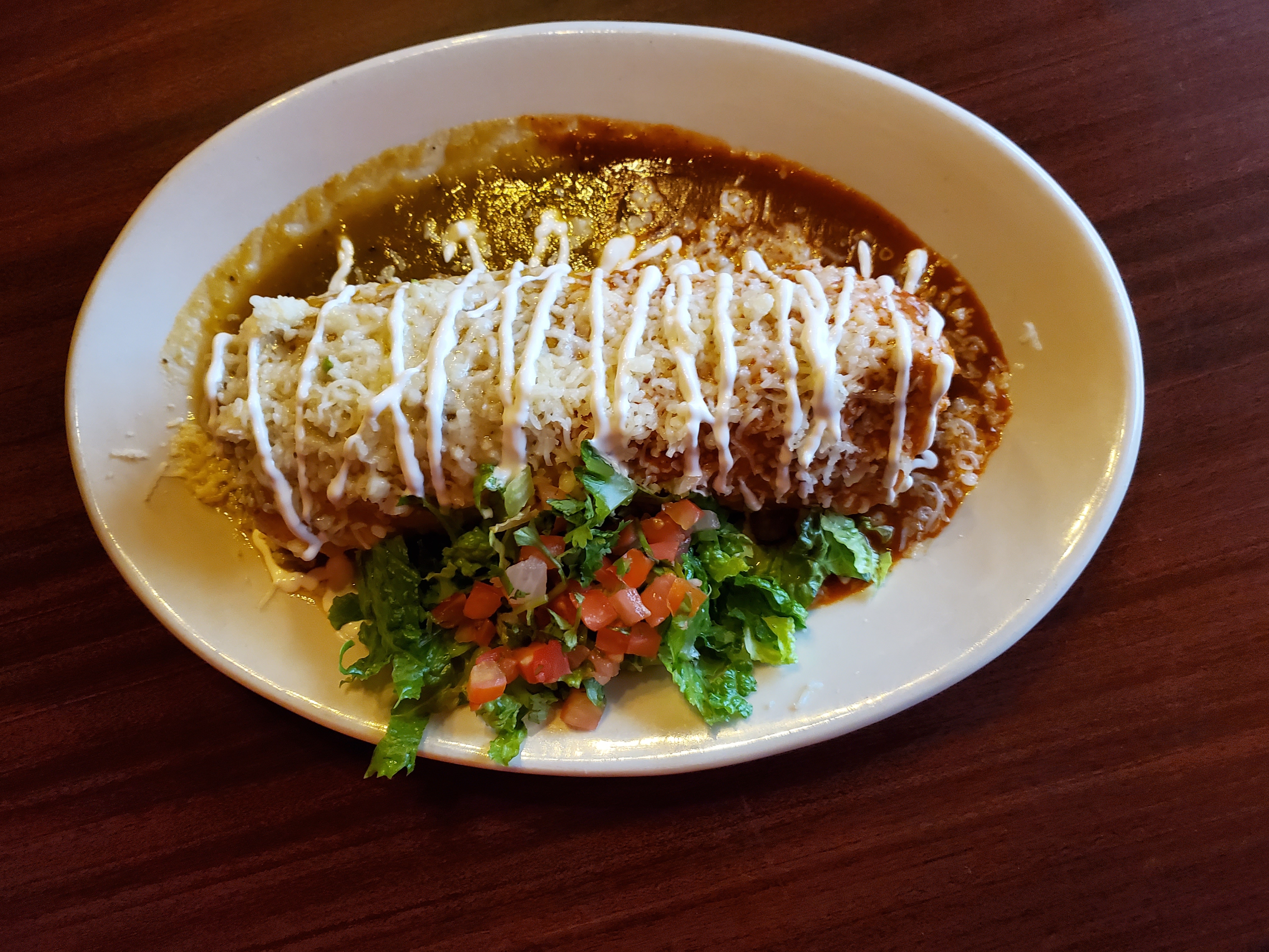 Order Smothered Burrito food online from Mi Corazon Mexican Restaurant store, Spanish Fork on bringmethat.com