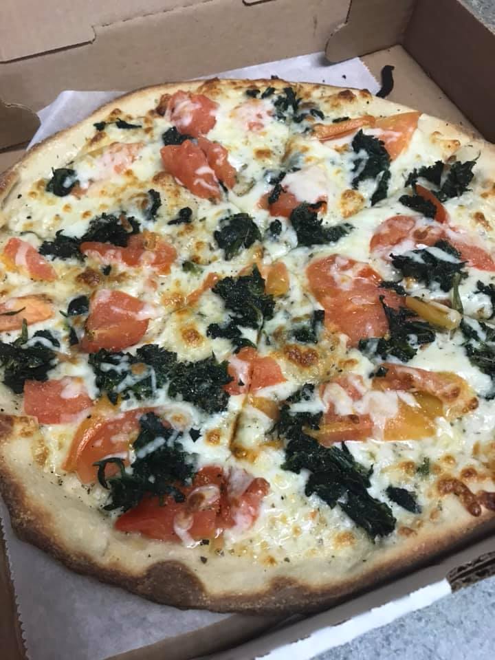 Order Cheese White Pizza food online from Sam's Pizza store, Downingtown on bringmethat.com