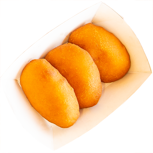 Order 3 Piece Hot Water Corn Bread  food online from Charlie Famous Fried Chicken store, Los Angeles on bringmethat.com