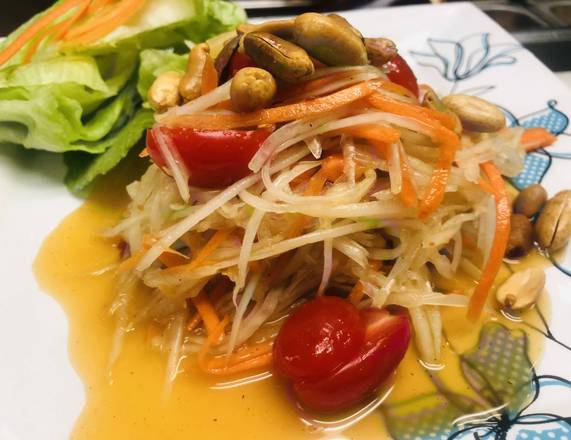 Order Papaya Salad (Som Tum) food online from Try My Thai Restaurant store, Sandy on bringmethat.com