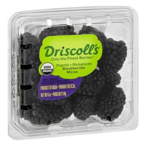 Order Driscoll's · Organic Blackberries (6 oz) food online from Safeway store, Spokane on bringmethat.com