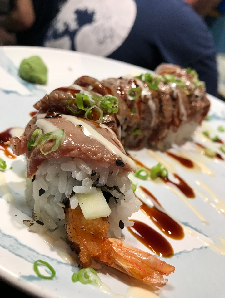 Order Surf n Turf Roll food online from Wave Asian Bistro & Sushi store, Mount Dora on bringmethat.com