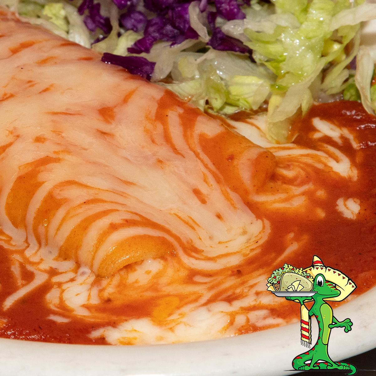 Order Cheese Enchilada food online from Gecko Grill store, Gilbert on bringmethat.com