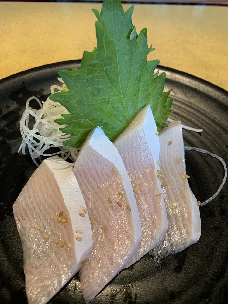 Order 7. Fatty Yellow Tail Sashimi food online from Sushi Town store, Costa Mesa on bringmethat.com