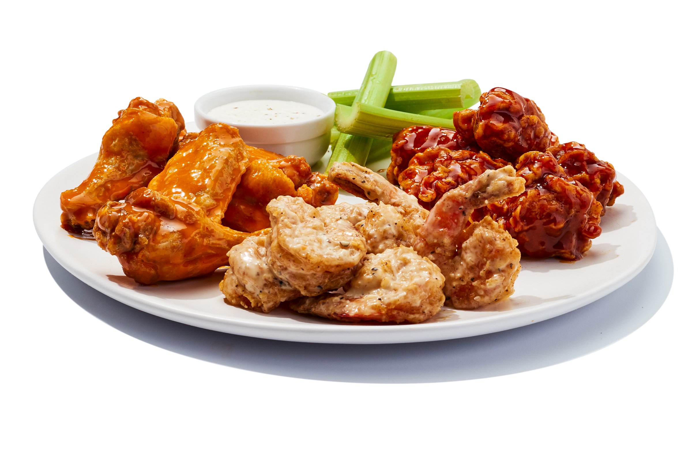 Order Hooters Original Buffalo Platter food online from Hooters store, Albuquerque on bringmethat.com