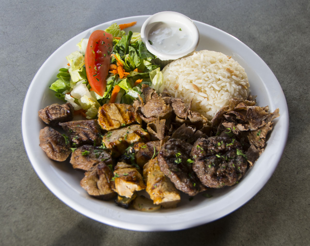 Order Combo Grill Platter food online from Turkish Kitchen store, Berkeley on bringmethat.com