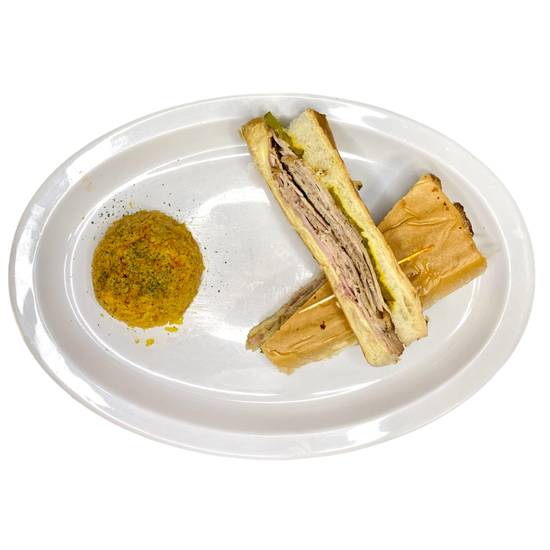Order Cuban Sandwich (Sandwich Cubano) food online from Mojitos Bistro store, Peachtree Corners on bringmethat.com