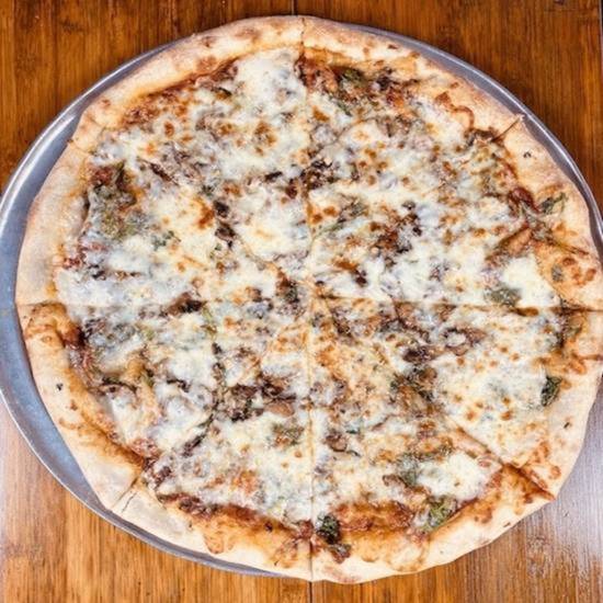Order The Spinach and Shroom Special Pizza (16") food online from Marietta Pizza Co store, Marietta on bringmethat.com