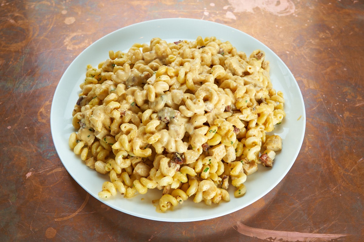 Order SMOKED CHEDDAR MAC N CHEESE food online from City Works store, Pittsburgh on bringmethat.com