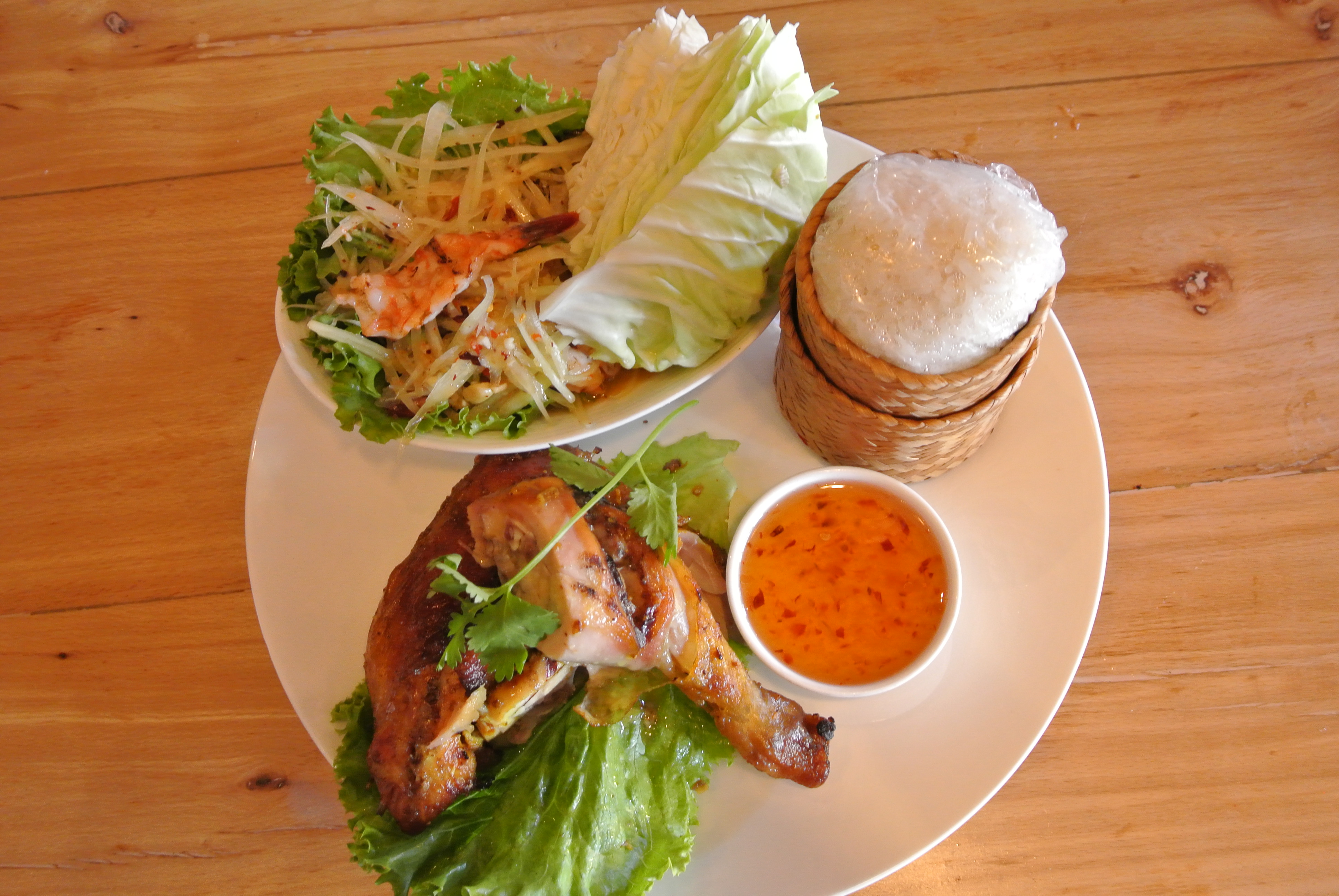 Order Lers Ros Special Combination Plate food online from Lers Ros Thai  store, San Francisco on bringmethat.com