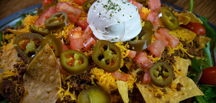 Order Taco Salad food online from Pour House Bar And Grill store, Canfield on bringmethat.com