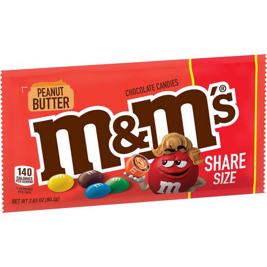 Order M&M'S Peanut Butter Chocolate Candy Peanut Butter food online from Pepack Sunoco store, Peapack on bringmethat.com