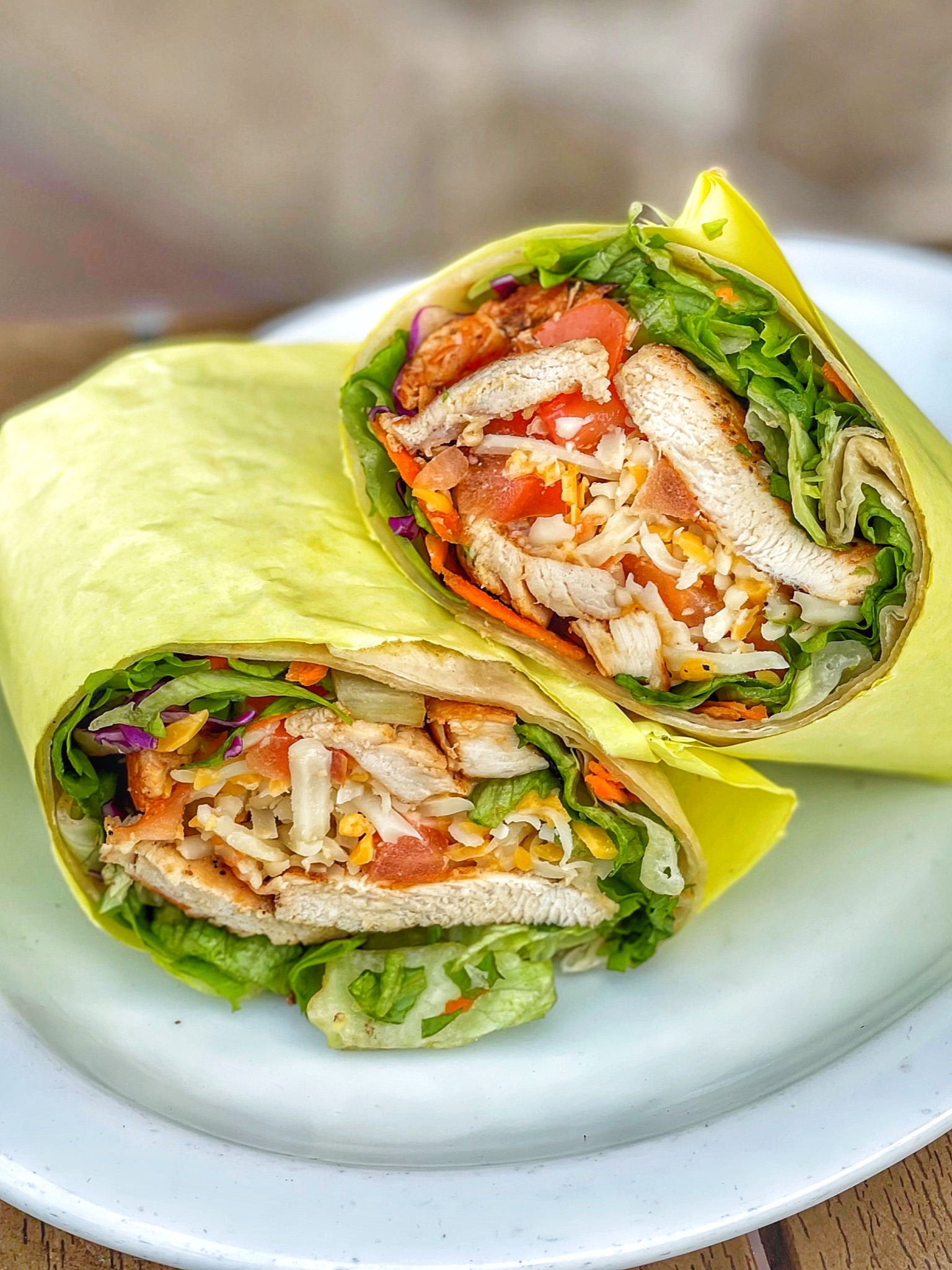 Order Grilled Chicken Salad Wrap food online from Classic Burger store, Gardena on bringmethat.com