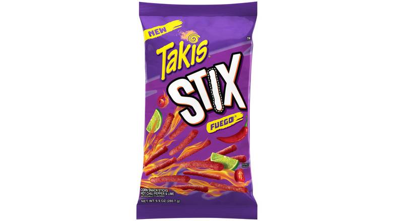 Order Takis Stix Fuego Corn Sticks Hot Chili Pepper And Lime food online from Energy Mart 3 store, Hendersonville on bringmethat.com