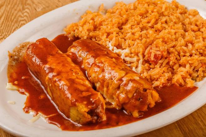 Order F. Tamale (2 pcs) Combo food online from Los Tres Amigos Mexican Restaurant store, Slidell on bringmethat.com
