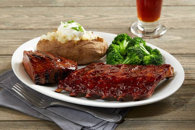 Order Tri-Tip* & Baby Back Ribs food online from Bj's Restaurant & Brewhouse store, Carlsbad on bringmethat.com