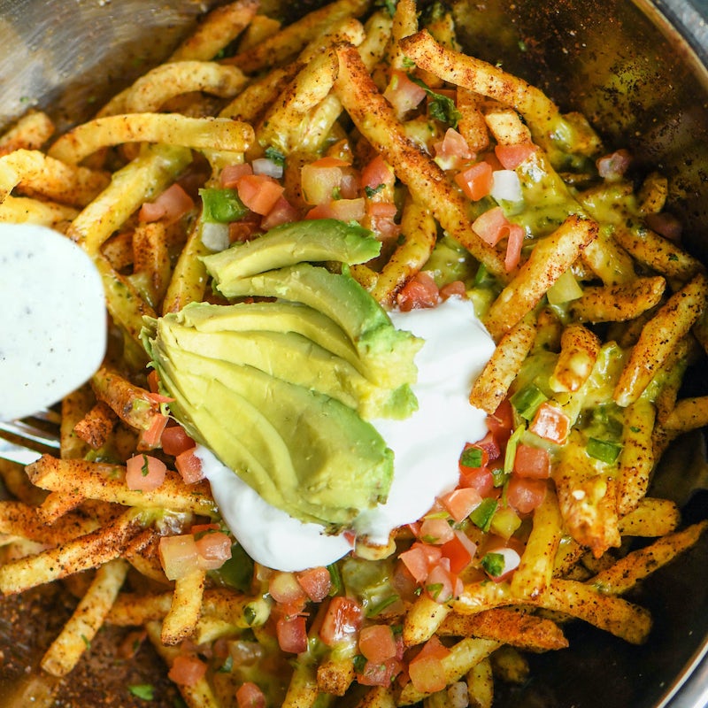 Order Nacho Fries food online from Hopdoddy Burger Bar store, Nashville on bringmethat.com