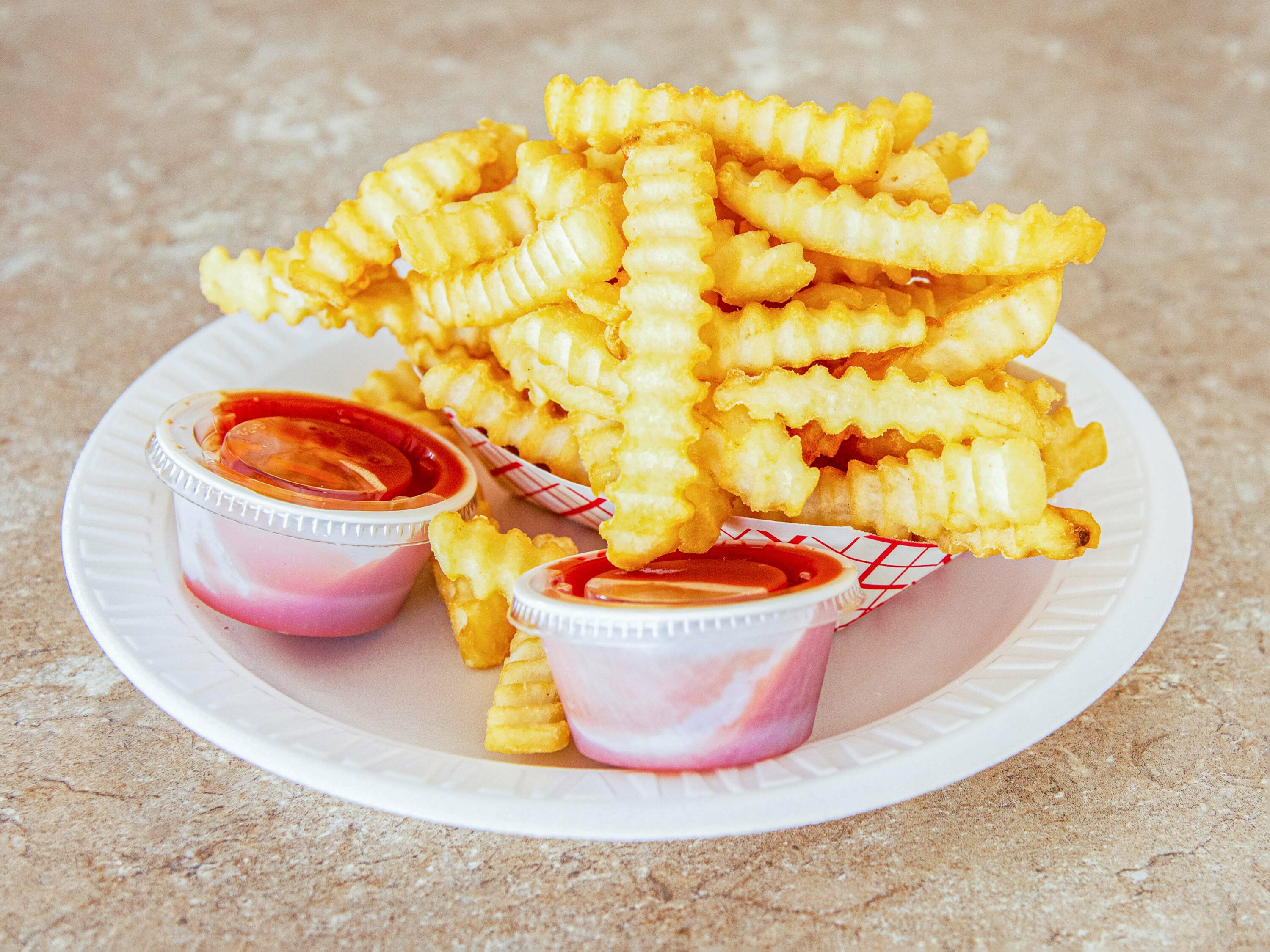Order Fries food online from Midway Drive In store, Huntington on bringmethat.com