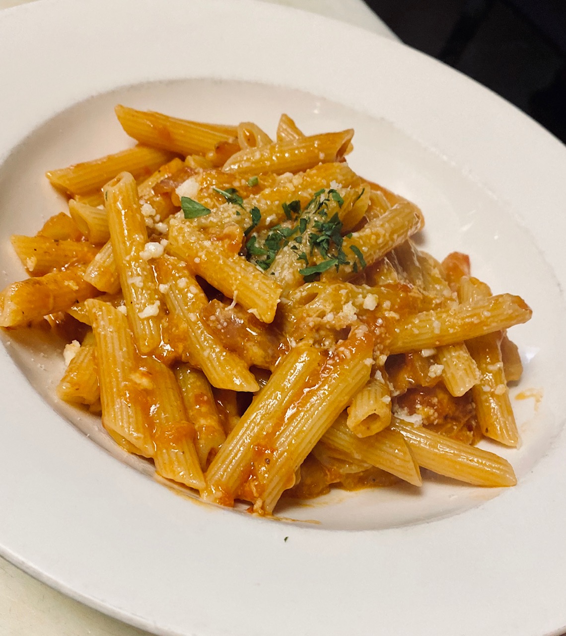 Order Pasta Amatriciana food online from L’Osteria store, Boston on bringmethat.com