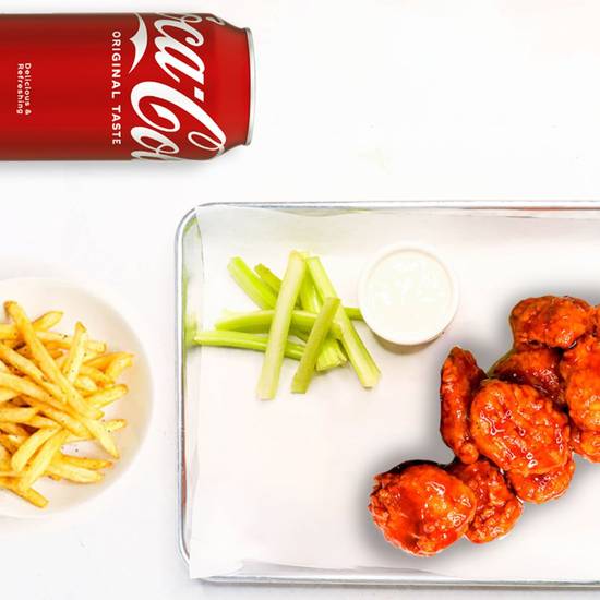 Order Boneless Wings (10pc Combo) food online from Wings & Things store, Tempe on bringmethat.com