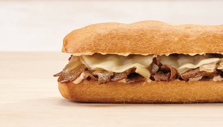 Order 6" Philly Style Cheesesteak (420cal) food online from Quickchek store, Bayville on bringmethat.com