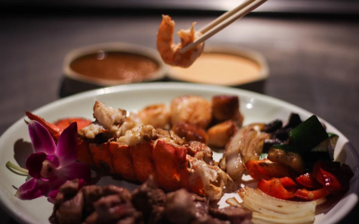 Order Lobster Tails Dinner food online from Shogun Restaurant store, Corona on bringmethat.com