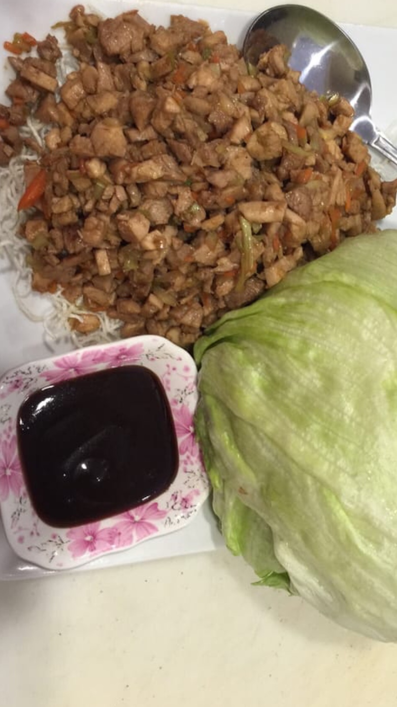 Order Chicken Lettuce Cup food online from Wang Chinese Cuisine store, Cathedral City on bringmethat.com