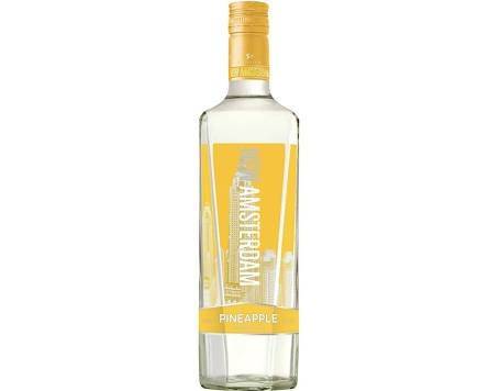 Order New Amsterdam Pineapple Flavored, 750mL vodka (35.0% ABV) food online from Luckys Liquor store, Los Angeles on bringmethat.com