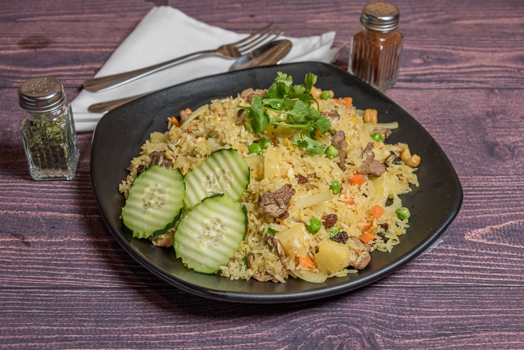 Order CURRY FRIED RICE food online from The Asian Bistro store, San Diego on bringmethat.com