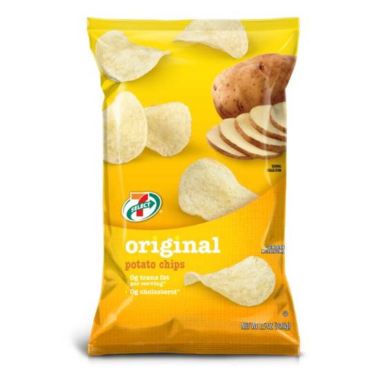 Order 7 Select Original Potato Chips 2.5oz food online from 7-Eleven store, Lakewood on bringmethat.com