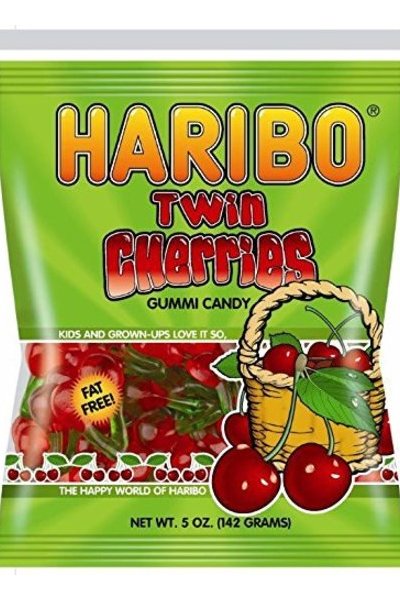 Order Haribo Twin Cherries Gummy Candy - 1 Bag 5.0oz food online from Friends Snacks store, San Francisco on bringmethat.com