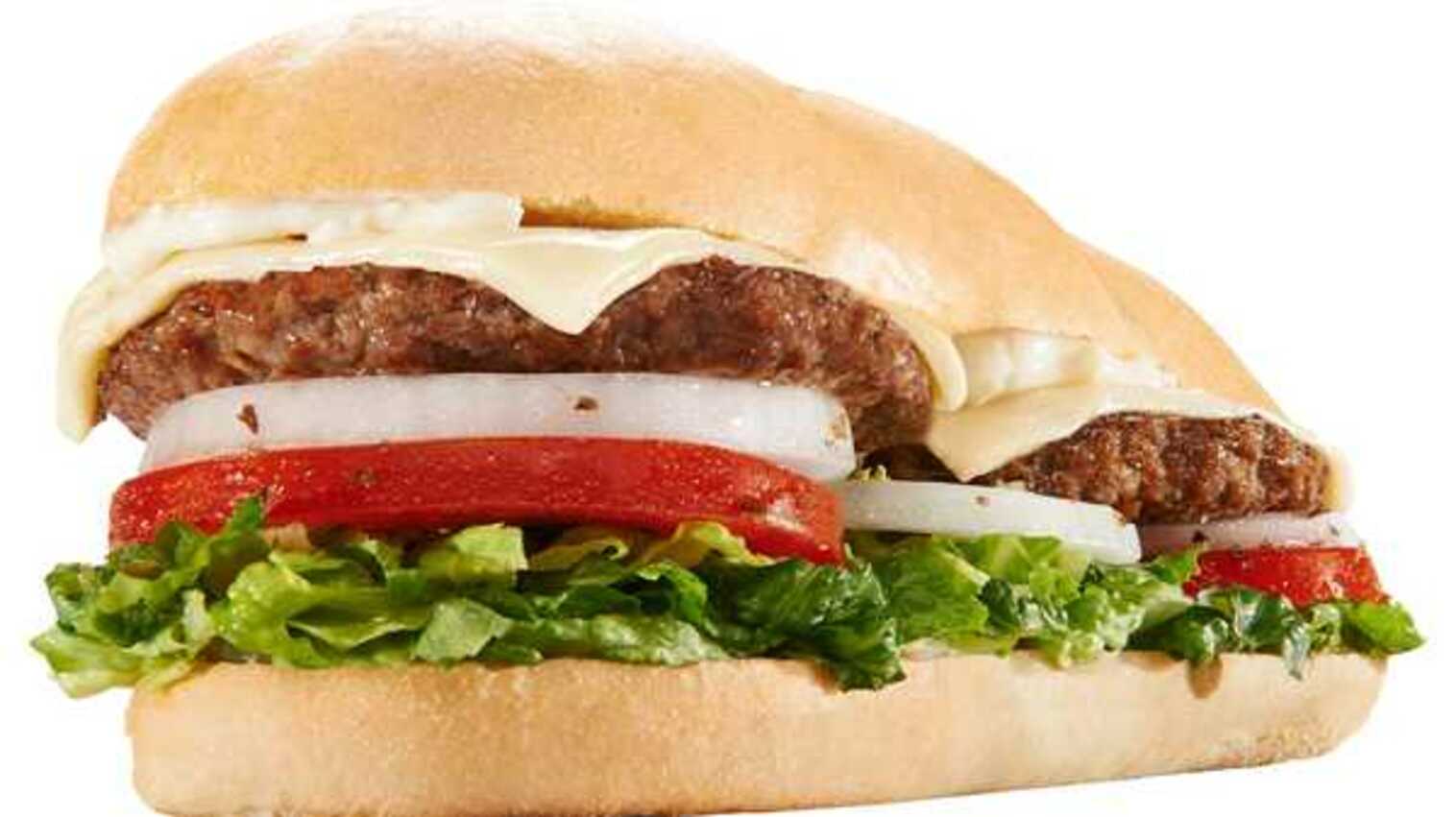 Order Med Cheeseburger food online from Mr. Hero store, North Ridgeville on bringmethat.com