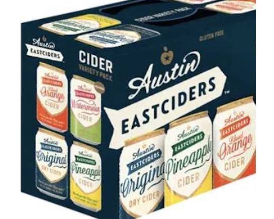 Order Austin Eastciders Variety, 12pk-12oz can beer (5.0% ABV) food online from Cold Spring Liquor store, Liberty Hill on bringmethat.com