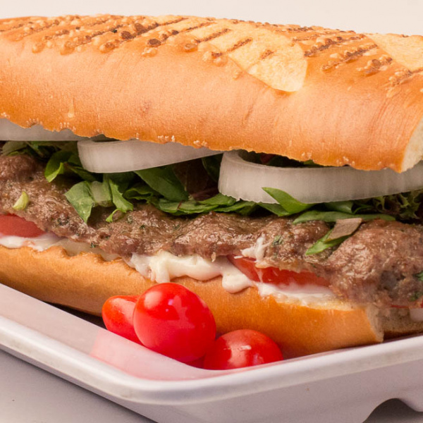 Order B3 Kofta Sandwich food online from Zamani Mediterranean Grill store, Spring on bringmethat.com