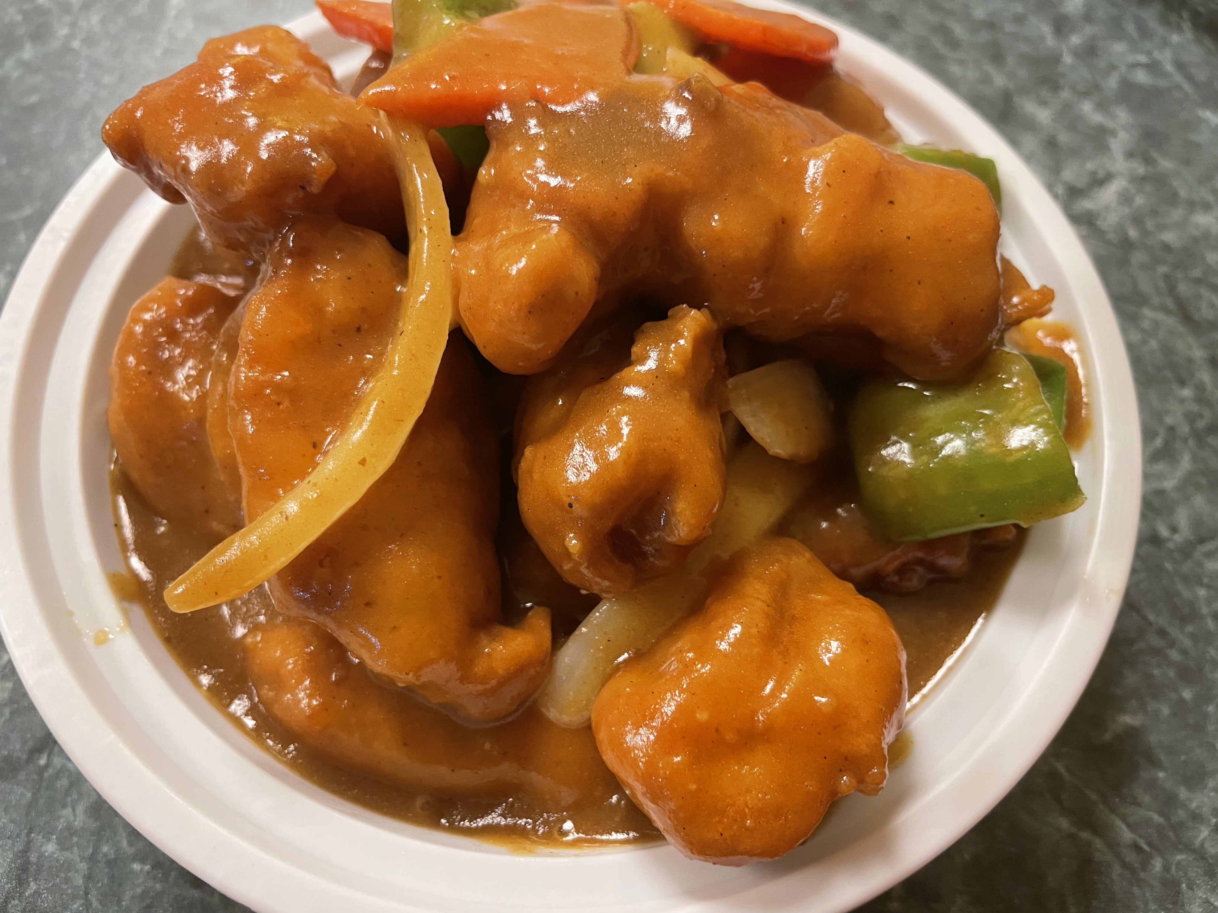 Order H26. Gravy Chicken Specialty food online from China King store, Harrisonburg on bringmethat.com