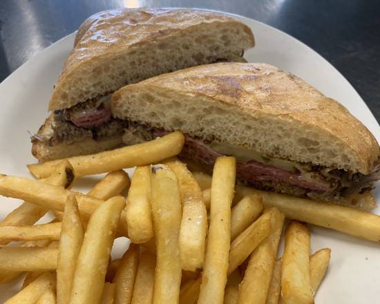 Order Cuban Style Sandwich  food online from Gooseberry on the Square store, Madison on bringmethat.com
