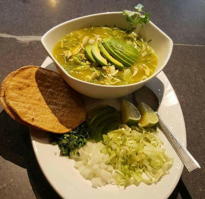Order Pozole Verde Soup food online from Cafe Salsa store, Cotati on bringmethat.com